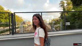 I couldn'_t wait any longer and fucked her right in public at the train station