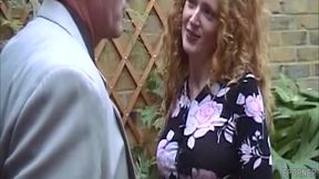 Naughty English College Girls Vol 1 - Curly Redhead with Big Boobs gets her wet pussy and tits pounded hard