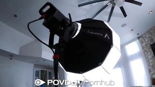 POVD Casting Agent Dumps Cum On Pretty Face