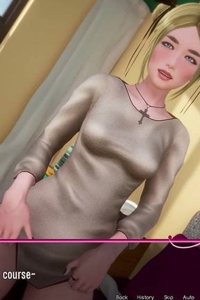 Murmur 38 - Sophie and Yui Attempt Threesome with Adam on Teacher Helen's Bed