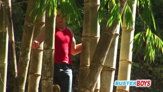 Prim-plan cu Andre Santos, cu o pula mare futută anal