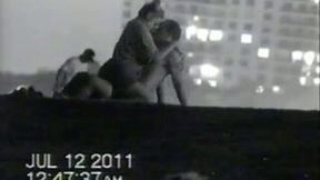 I adore to spy on lovely couple having sex in the middle of the night