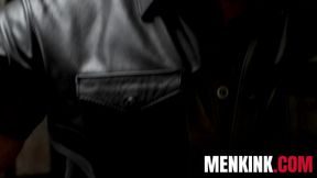 Micah Martinez fist fucks Brian Bonds asshole before sliding his meat