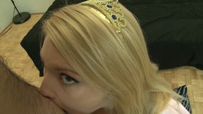 Cosplay super Mario fucks hairy blonde babe