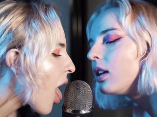 ASMR Double Licking Blue Yeti Mic
