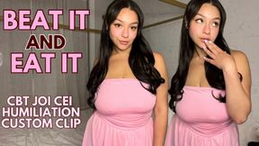 Beat It And Eat It: CBT JOI with Cum Eating Instructions