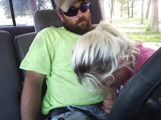 Sukie Rae gives a oral-sex whilst driving part two