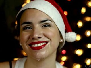 Over half an hour of thick, white facials! 10 In total!