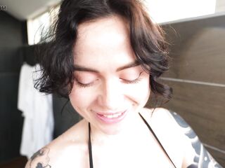 My Stepsister Lets Me See Her Snatch For The first Time And I Cum On Her Wonderful-looking Face