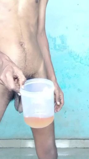 Rajesh Playboy 993 Two Pissing in the Jar Golden Shower Spanking Butt Hairy Dick