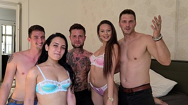 Prague's Five Gangbang. ft Jimmy Bud, Tommy Wood, Maria Wars, Isabela Delaa and Emil Graae