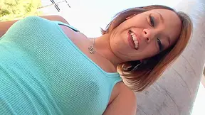 Gorgeous redhead with tight ass gets rammed by endowed guy
