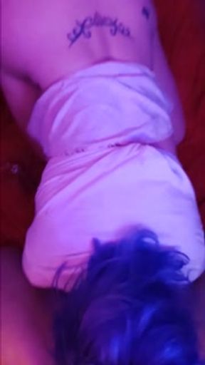 Tattooed Alt Spinner has Her Ass Used as a Urinal