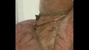 Self Fisting while wanking.