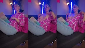 (video) your mistress wants to punish you. you will sit and watch me enjoy ?