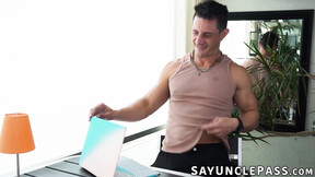 DILF Jax Thirio fucks twink Matteo Gomez tight butt deep & hard