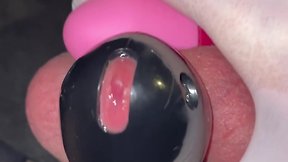 Ruined sperm shot in chastity prison: pov