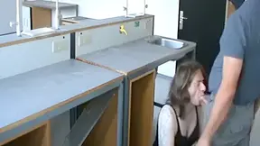 Crossdresser Gets Harsh Amateur Drill