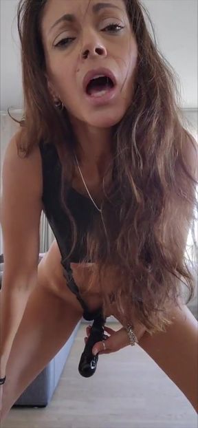 Angelina gets so horny trying her new swimsuite and just has to masturbate   Clip 2