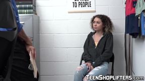 Cute Allie Addison was caught and fucked by Rusty Nails