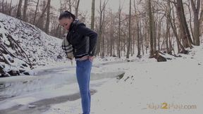 Snowy Scarf by Got 2 Pee where girls come to piss