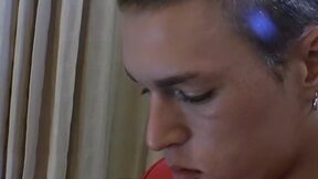 Attractive Yuri fires up his cig and sits on the toilet for his hot smokin and s