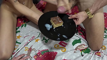 New fetish, cumming on his birthday cake