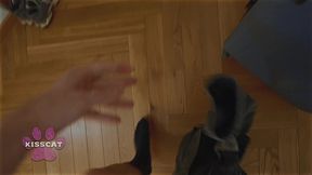 oops... step son accidentally cum in step mom after fucked step sister polly yangs in shared bed at night in hotel room