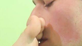 Cuties Lick Lovers Toes Before Riding His Thick Dick Deep In Her Pussy