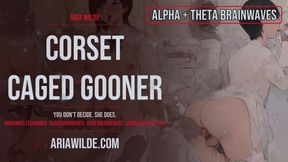 Corset Caged Gooner Femdom Sissy ASMR JOI BRAINWAVES