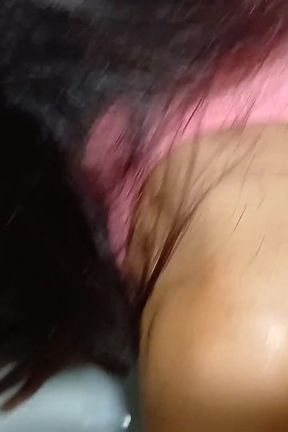 Risky Fucking in a Bus Bathroom. Huge Cum Shot