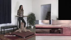 Tatjana's hard party in slave's groin! wmv PP