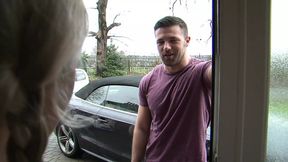 Busty babe Victoria Summers gets a warm load on her tits