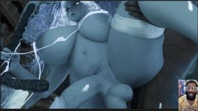 Big Huge Futa Lactating Breast Ranni Gets Fucked in Her Tight Ass Hole