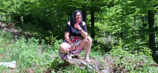 Masturbation outdoor