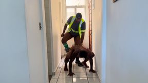 The Technician Came to Fix the Intercom... and Ended up Having Sex with Me in the Middle of Work