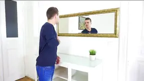Mike Muler smacks his own ass while jacking it hard