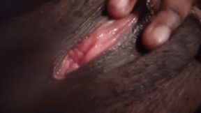 Rubbing Fingering My Hairy Black Pussy Amazing Intense Orgasm