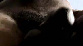 ”Hunky black amateur tugs his thick big black cock & cums”