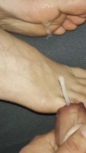 Epic moment from "Two secret cumshots on gorgeous legs. There's a slowdown and the best shots at the and. Ponri"