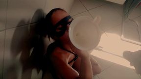 drinking pee of funnel , ass to mouth, throat fucking, shower....