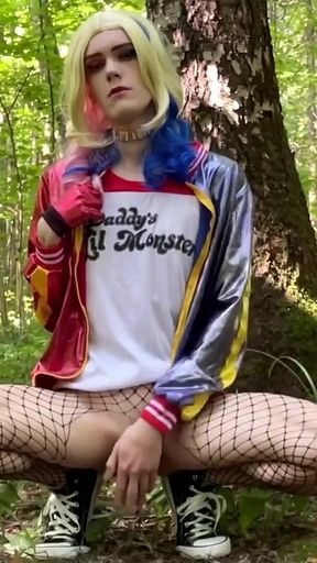 Harley Quinn Cosplay Cumshot