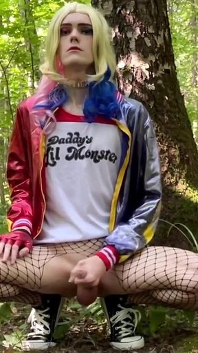 Harley Quinn Cosplay Cumshot
