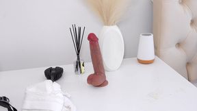 bts. luna evans first time anal – fingers, glass dildo & big toy