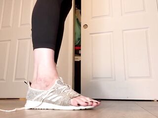 Size 16 Feet Squeezing Into Smaller Size Sneakers