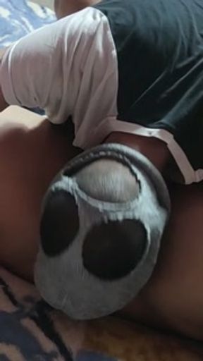 اح بشوية حبيبي ما دخلوش كامل 🍑 عندك كبير