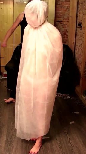 Bound and Punished: Slave Slut Wrapped Tight in Hardcore BDSM Torment