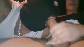 Ride-share married man swallowing me during the trip