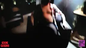 Busty Latin Fucks Her Sugar Daddy on the Balcony - Risky Sex
