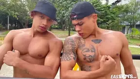 Muscle Heat: Hung Latinos Jack Off Slam Each Other Raw – 18+ Gay Porn